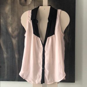 Tank Too Mesh Button Up